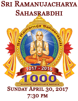 Sri Ramanujacharya Sahasrabdhi